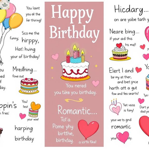 Birthday Wishes by Personality Funny, Emotional, or Romantic
