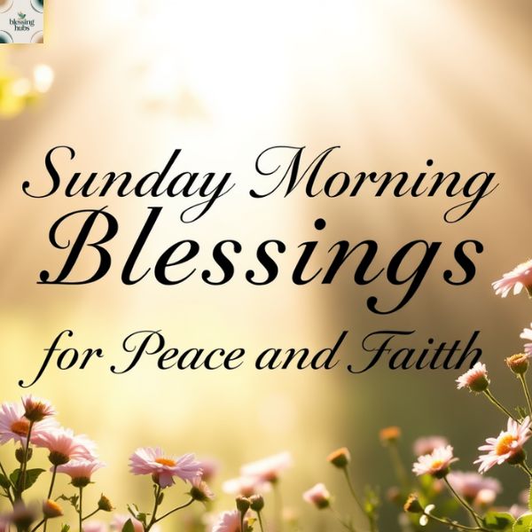 Sunday Morning Blessings and Prayers for Peace and Faith