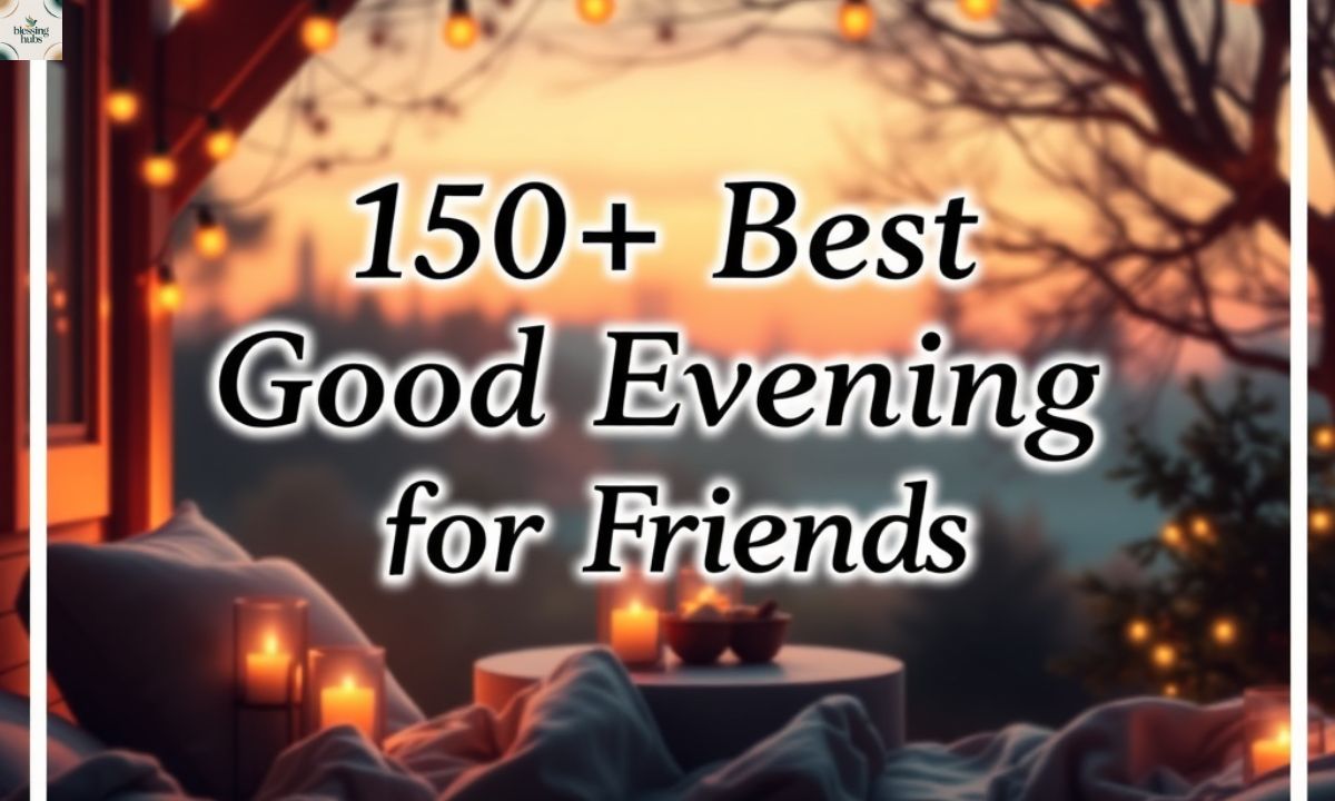 150+ Best Good Evening Messages for Friends