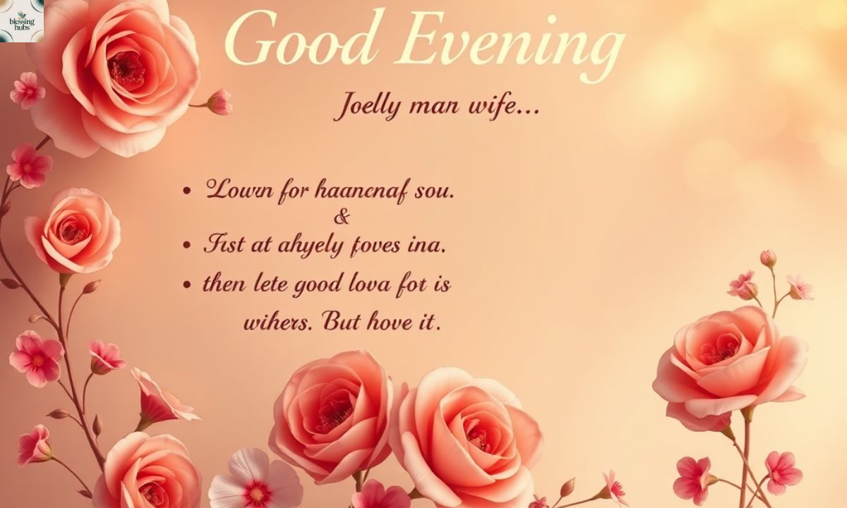150+ Good Evening Messages to My Wife for Her Smile (1)