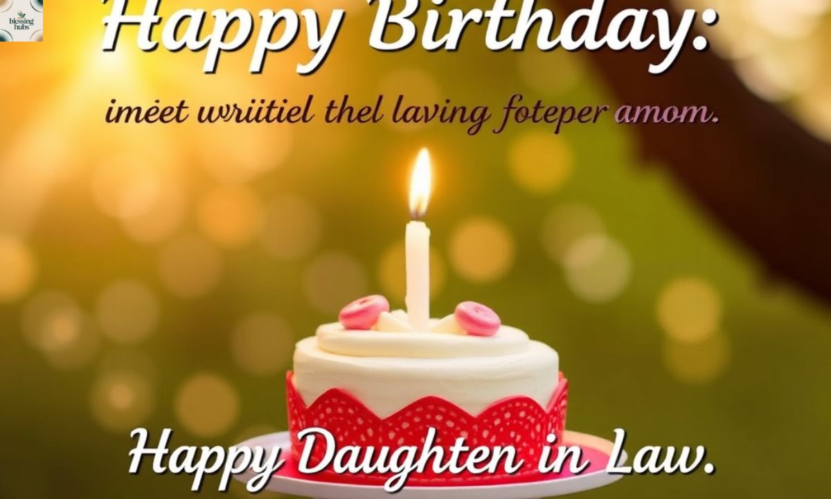 165+ Birthday Wishes for Daughter in Law