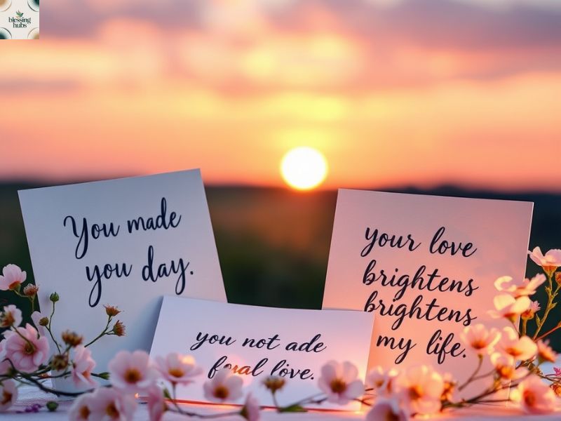 2. Romantic “You Made My Day” Quotes for Him or Her 💑