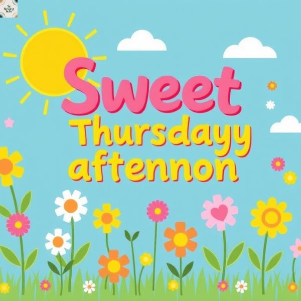 6. Cute and Sweet Thursday Afternoon Blessings