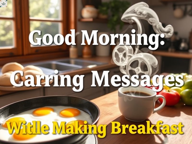 🍳 Good Morning Caring Messages While Making Breakfast