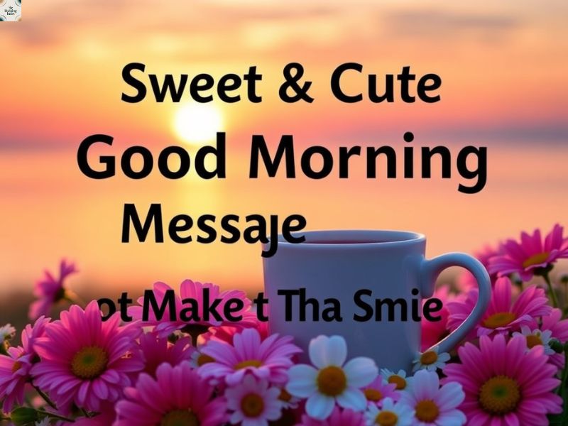 💬 Sweet & Cute Good Morning Messages to Make Them Smile