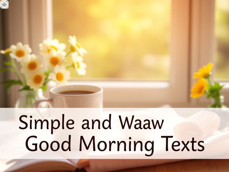 🔄 Copy-Paste Ready Simple and Warm Good Morning Texts