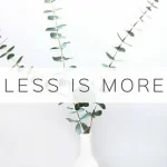 Less Is Mor
